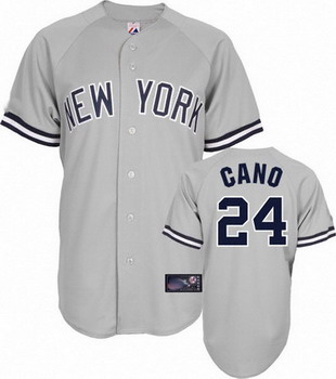 New York Yankees 24 cano Grey Jersey