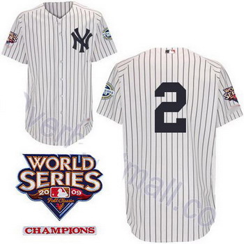 New York Yankees 2 Derek Jeter White jerseys