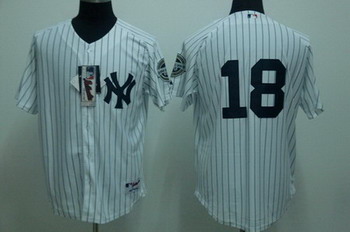 New York Yankees 18 Johnny Daon white Jerseys