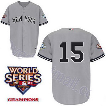 Cheap New York Yankees 15 Thurman Munson Grey jerseys For Sale