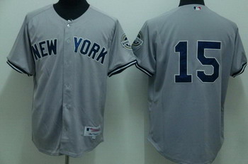 New York Yankees 15 MUNSON grey Jerseys