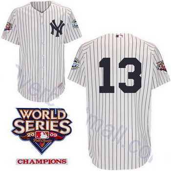 New York Yankees 13 Alex Rodriguez White jerseys New York Yankees 13 Alex Rodriguez White jerseys