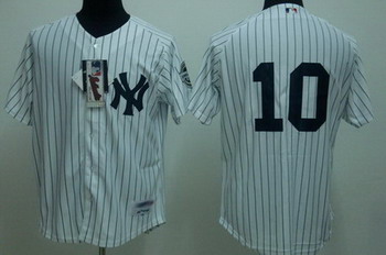 New York Yankees 10 Rizzuto white