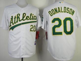 Cheap Oakland Athletics 20 Josh Donaldson White Cool Base MLB Jersey For Sale