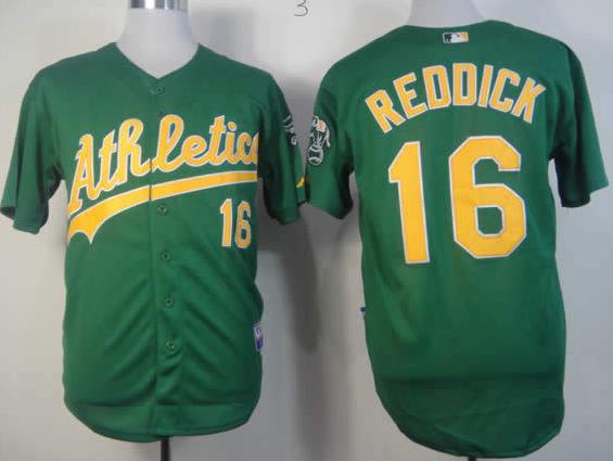 Cheap Oakland Athletics 16 Josh Reddick Green Cool Base MLB Jerseys For Sale