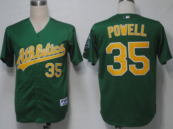 Oakland Athletics 35 Powell Green MLB Jersey