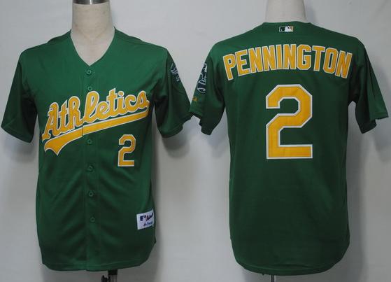 Cheap Oakland Athletics 2 Pennington Green MLB Jersey For Sale