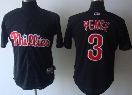 Philadelphia Phillies 3 Hunter Pence Black MLB Jerseys Philadelphia Phillies 3 Hunter Pence Black MLB Jerseys