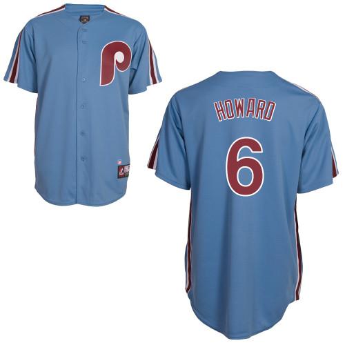 Cheap Philadelphia Phillies 6 Ryan Howard Blue Jerseys 2011 For Sale