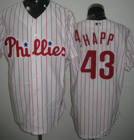 Cheap Philadelphia Phillies 43 Happ White MLB Jersey For Sale
