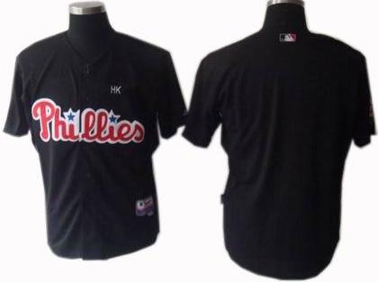 Philadelphia Phillies blank black jerseys Philadelphia Phillies blank black jerseys