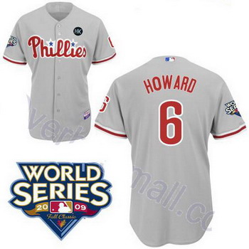 Cheap Philadelphia Phillies 6 Ryan Howard gery jerseys For Sale