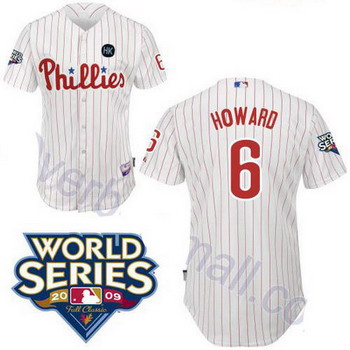 Cheap Philadelphia Phillies 6 Ryan Howard White jerseys For Sale