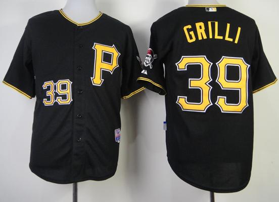 Pittsburgh Pirates 39 Jason Grilli Black Cool Base MLB Jerseys
