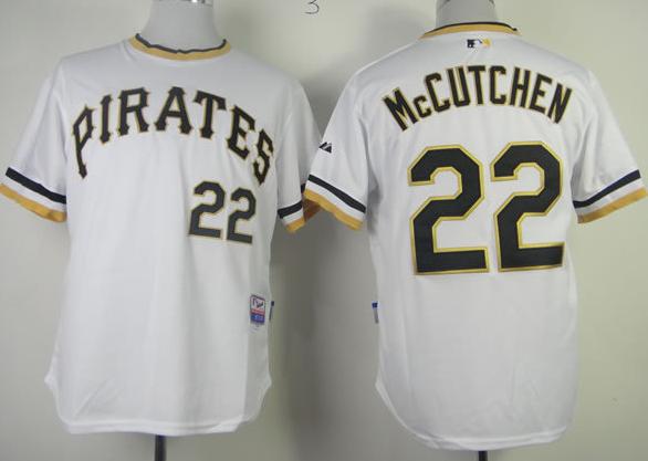 Cheap Pittsburgh Pirates 22 Andrew Mccutchen White Throwback M&N MLB Jerseys For Sale