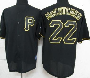 Cheap Pittsburgh Pirates 22 McCUTCHEN Black Fashion MLB Jerseys For Sale