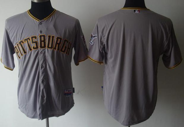 Pittsburgh Pirates Blank Grey MLB Jerseys