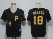 Cheap Pittsburgh Pirates 18 Walker Black Cool Base MLB Jerseys For Sale