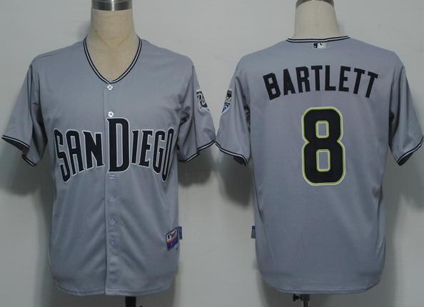 Cheap San Diego Padres 8 Bartlett Grey Cool Base MLB Jerseys For Sale