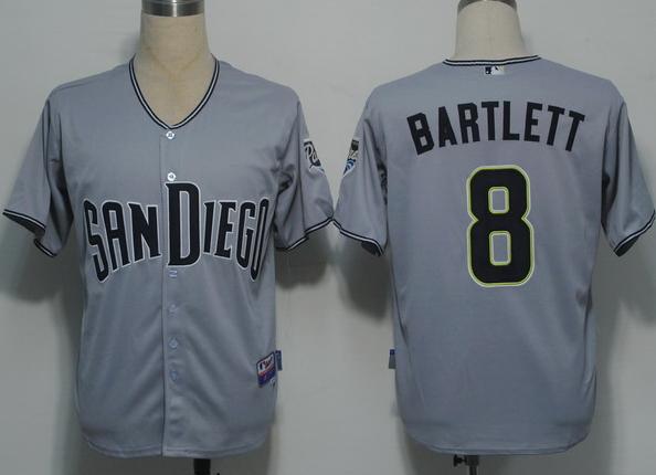 San Diego Padres 8 Bartlett Grey Cool Base MLB Jerseys San Diego Padres 8 Bartlett Grey Cool Base MLB Jerseys