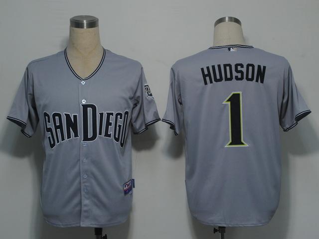 Cheap San Diego Padres 1 Hudson Gery Cool Base MLB Jerseys For Sale