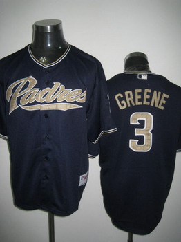 Cheap San Diego Padres 3 Greene Blue Jerseys For Sale