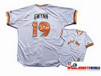 Cheap San Diego Padres 19 Tony Gwynn White Jerseys For Sale