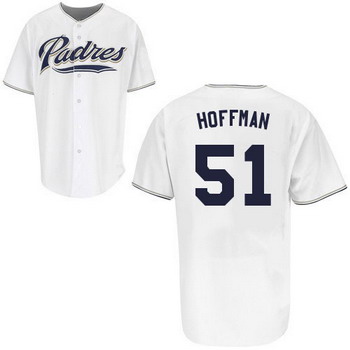 San Diego Padres 51 Trevor Hoffman White Jerseys San Diego Padres 51 Trevor Hoffman White Jerseys