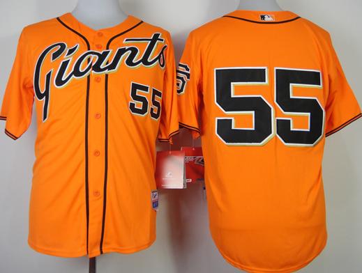 Cheap San Francisco Giants 55 Tim Lincecum Orange Cool Base MLB Jerseys New For Sale