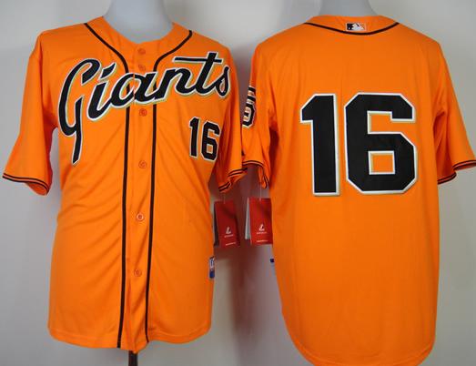 San Francisco Giants 16 Angel Pagan Orange Cool Base MLB Jerseys New