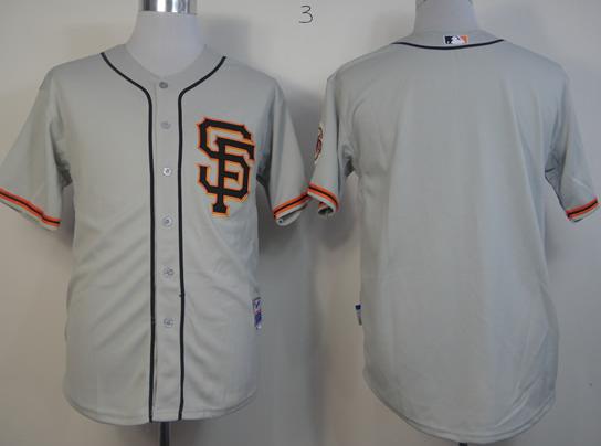 San Francisco Giants Blank Grey Cool Base MLB Jerseys SF Style