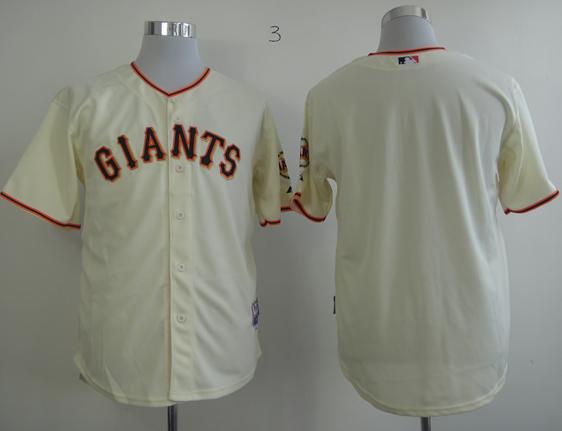 San Francisco Giants Blank Cream Cool Base MLB Jerseys