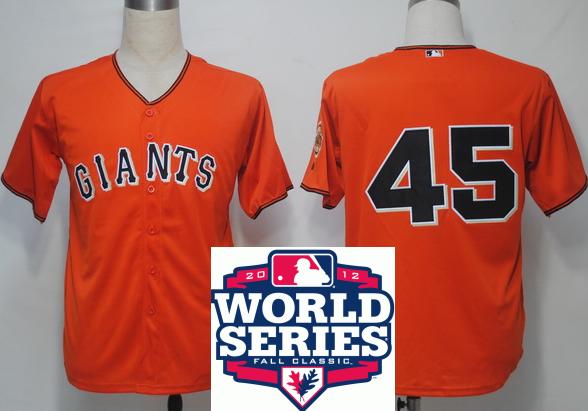 Cheap San Francisco Giants 45 Dan Runzler Orange Cool Base MLB Jersey W 2012 World Series Patch For Sale