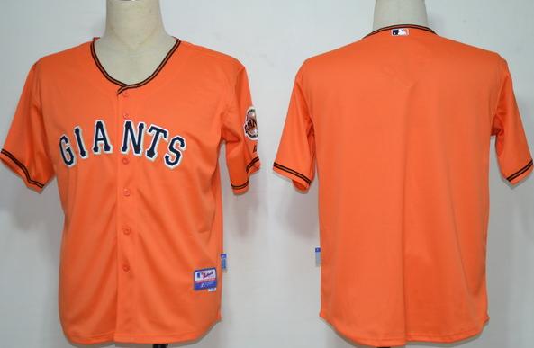 San Francisco Giants Blank Orange MLB Jerseys