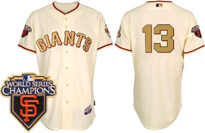 Cheap 2010 World Series Champions San Francisco Giants 13 Cody Ross Gold Program Jersey For Sale