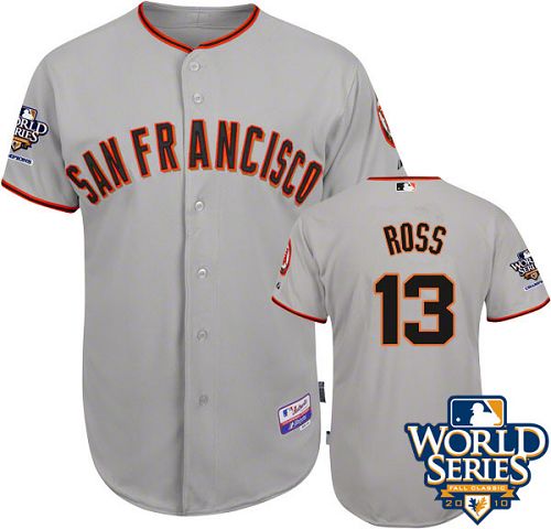 Cheap 2010 World Series San Francisco Giants 13 Ross Grey Jersey For Sale