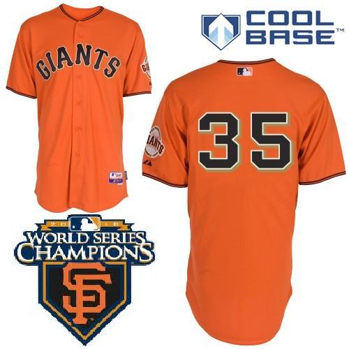 Cheap 2010 World Series Champions San Francisco Giants 35 Ishikawa Orange Jerseys For Sale