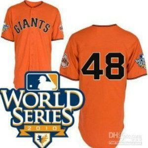 Cheap 2010 World Series San Francisco Giants 48 Sandoval Orange Jersey For Sale