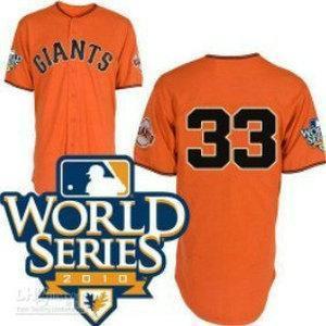 Cheap 2010 World Series San Francisco Giants 33 Rowand Orange Jersey For Sale