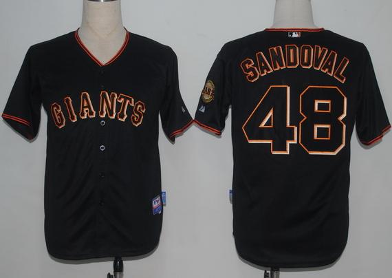 San Francisco Giants 48 Sandoval Black Cool Base MLB Jerseys San Francisco Giants 48 Sandoval Black Cool Base MLB Jerseys