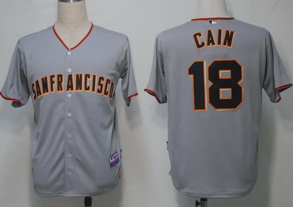 San Francisco Giants 18 Cain Grey Cool Base MLB Jerseys San Francisco Giants 18 Cain Grey Cool Base MLB Jerseys