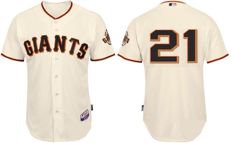 San Francisco Giants 21 Sanchez Cream MLB Jersey
