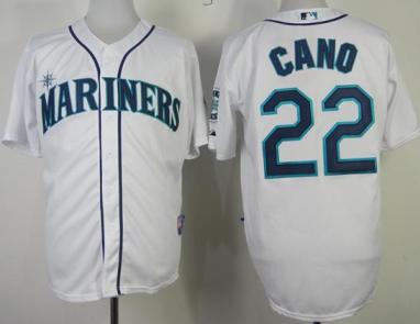 Seattle Mariners 22 Robinson Cano White Cool Base MLB Jerseys New Style