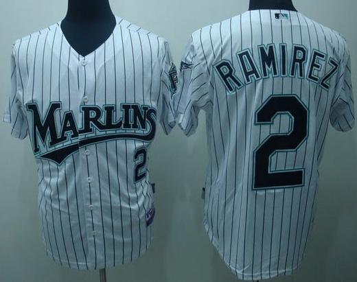 Seattle Mariners 2 Ramirez White Strip Jersey