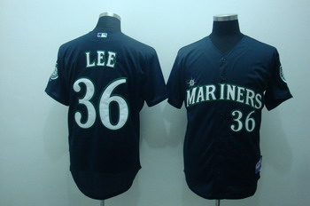 Cheap Seattle Mariners 36 Cliff Lee blue jerseys For Sale