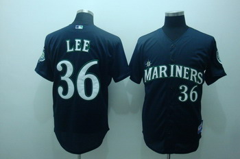 Seattle Mariners 36 Cliff Lee blue jerseys