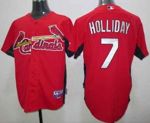 St. Louis Cardinals 7 Matt Holliday Red MLB Jersey