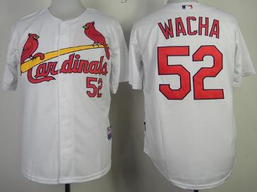 St Louis Cardinals 52 Michael Wacha White Cool Base MLB Jersey