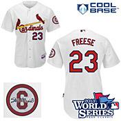 St. Louis Cardinals 23 David Freese White Cool Base MLB Jersey With Stan Musial and 2013 World Series Patch St. Louis Cardinals 23 David Freese White Cool Base MLB Jersey With Stan Musial and 2013 World Series Patch