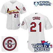 St. Louis Cardinals 21 Allen Craig White Cool Base MLB Jersey With Stan Musial and 2013 World Series Patch St. Louis Cardinals 21 Allen Craig White Cool Base MLB Jersey With Stan Musial and 2013 World Series Patch